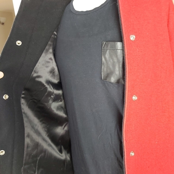 Vintage Sears woolblend long winter coat mao collar - Picture 6 of 8